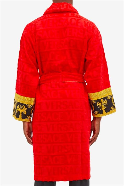 I ♡ Baroque Bathrobe Red .